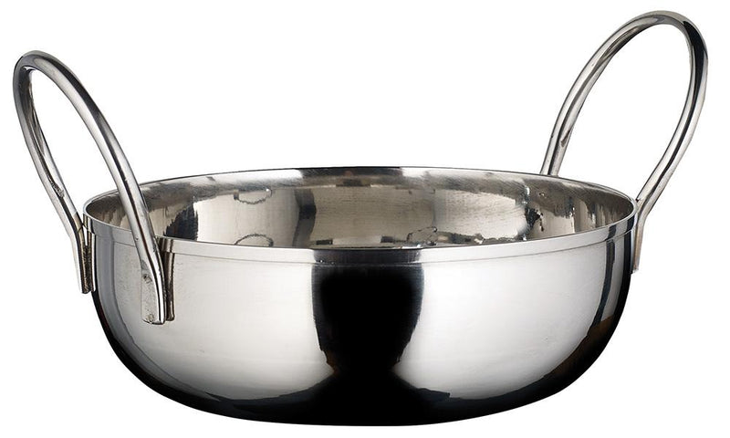 Stainless Steel Kady Bowl with Welded Handles