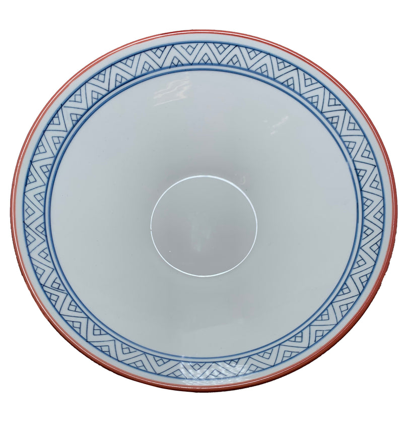 Japanese Zakka Style Rice Bowl, Crane Pattern (KF23473)