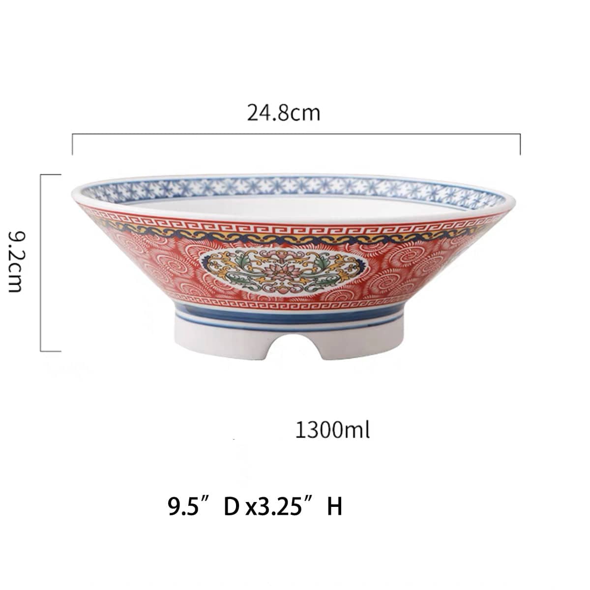 Japanese Zakka Style Rice Bowl, Uncaria Pattern (KF2488) - Chefcoca