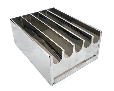 Stainless Steel Knife Block, 5 Slots - Chefcoca