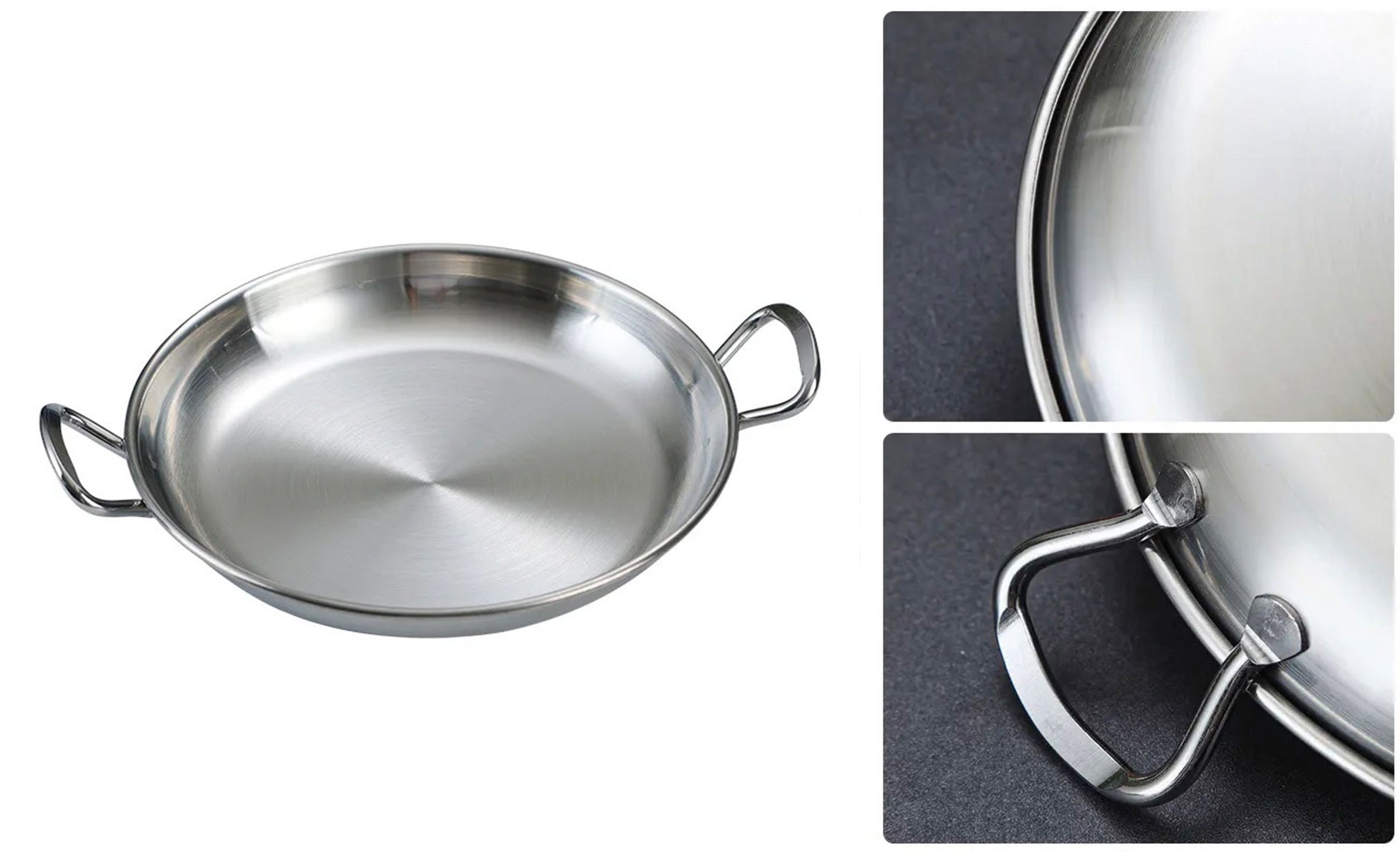 High Quality kitchen accessories 304 stainless steel Round snack dish Sauce Dishes cookware sets