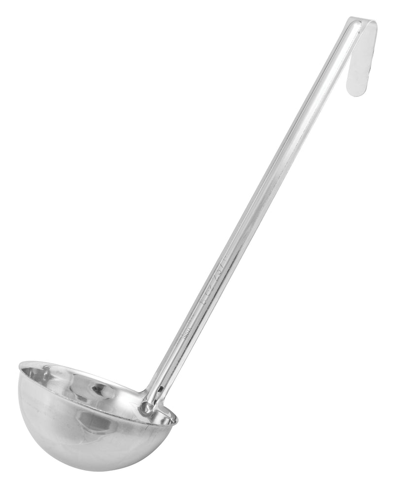 Stainless Steel Ladle with Curved Handle (0.5oz - 16oz)