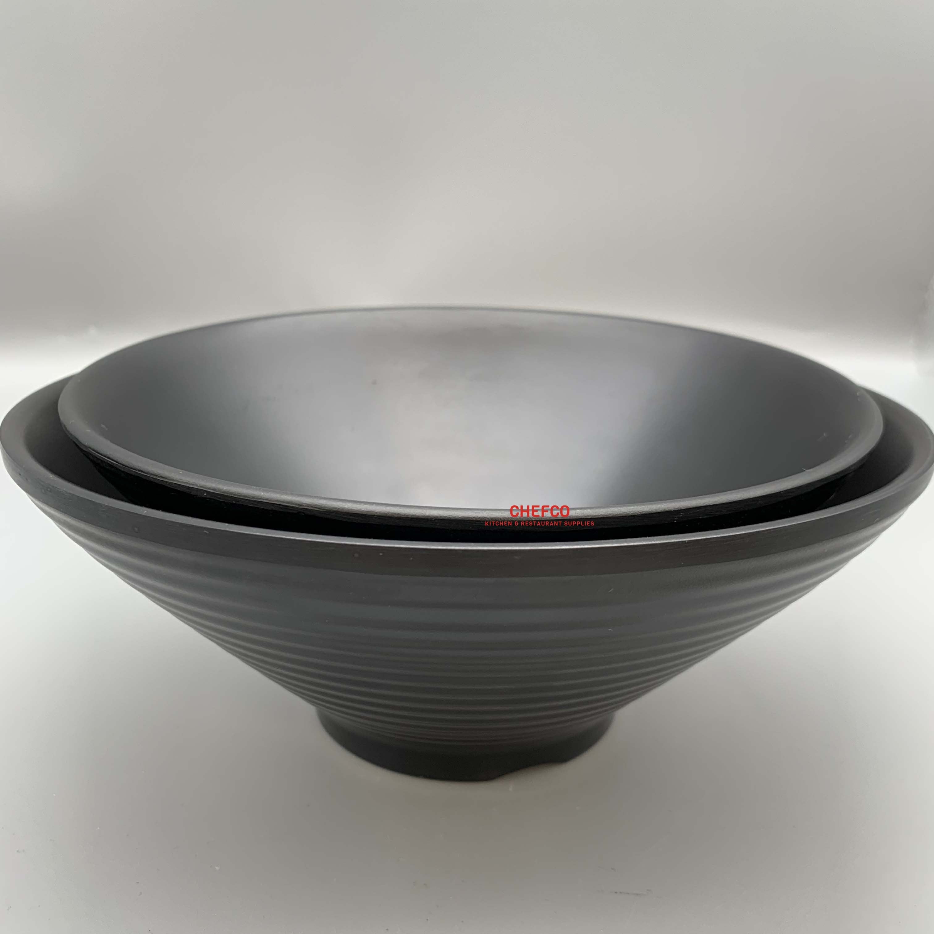 Parallel Lines Tapered Melamine Bowl (LJB008,LJB009)