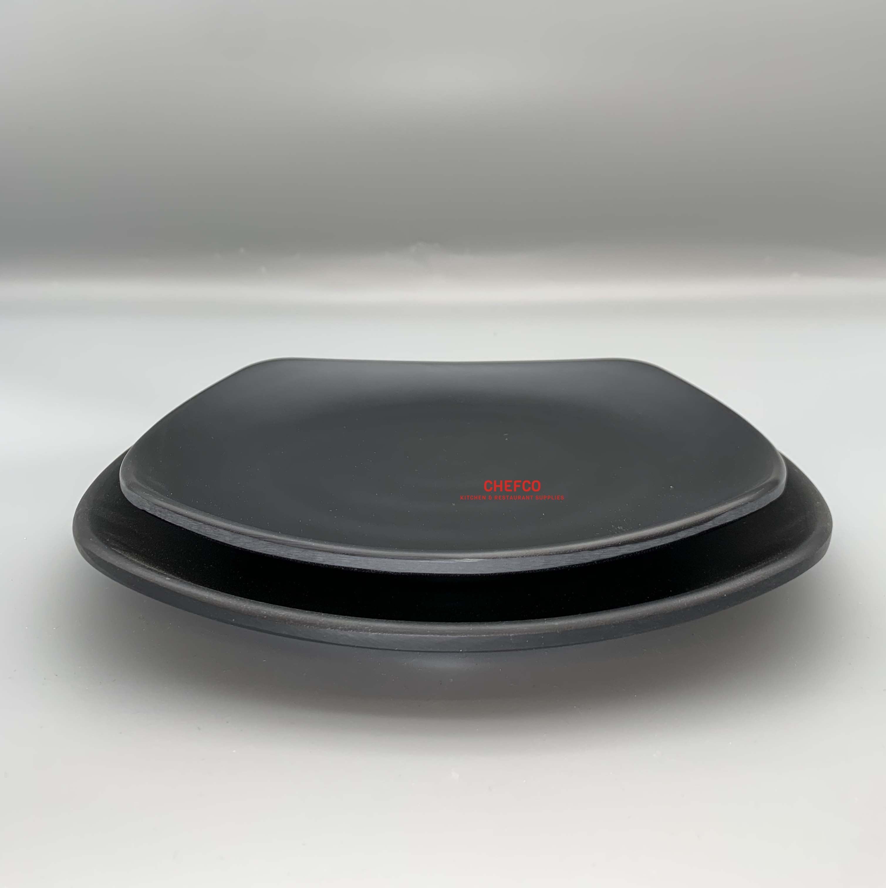 Spiral Pattern Matte Black Charger Plate (H1024，LJP1098/H1130）