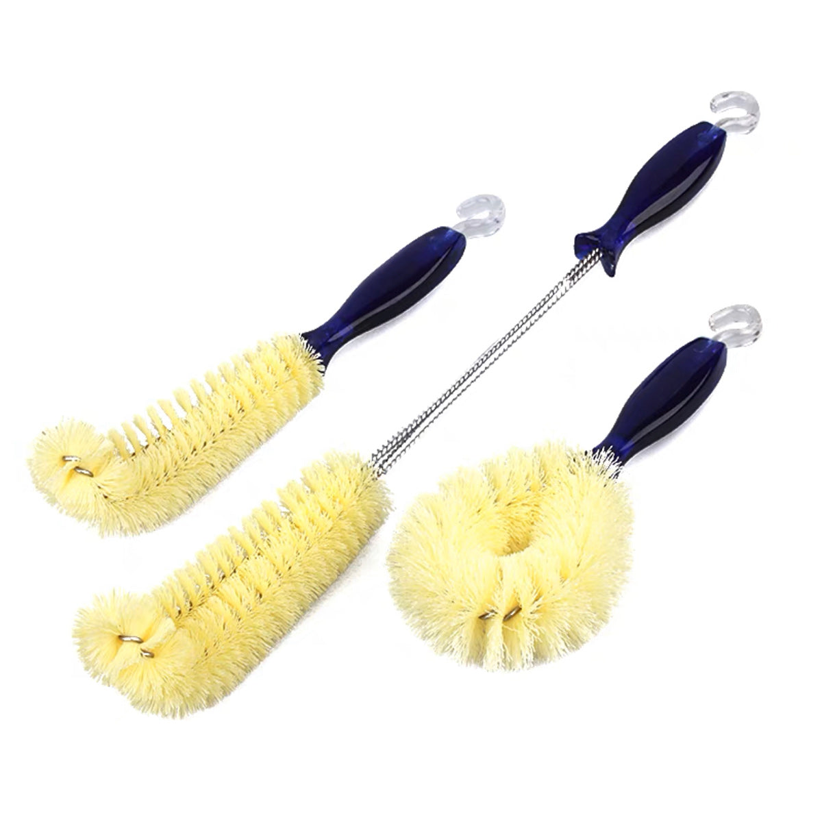 Durable Daily Plastic Nylon Curve Head Cleaning Brush