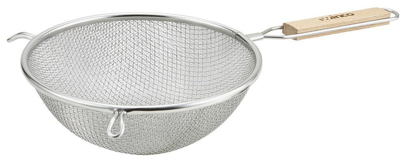 Stainless Steel 8" Dia. Fine Double Mesh Strainer