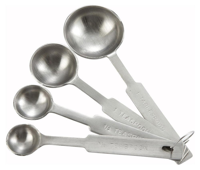 Stainless Steel Deluxe Measuring Spoon Set, 4 Piece
