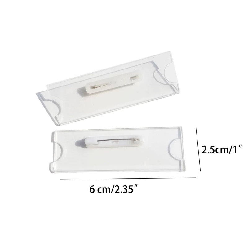 Clear Nametags (10 pieces/pack)
