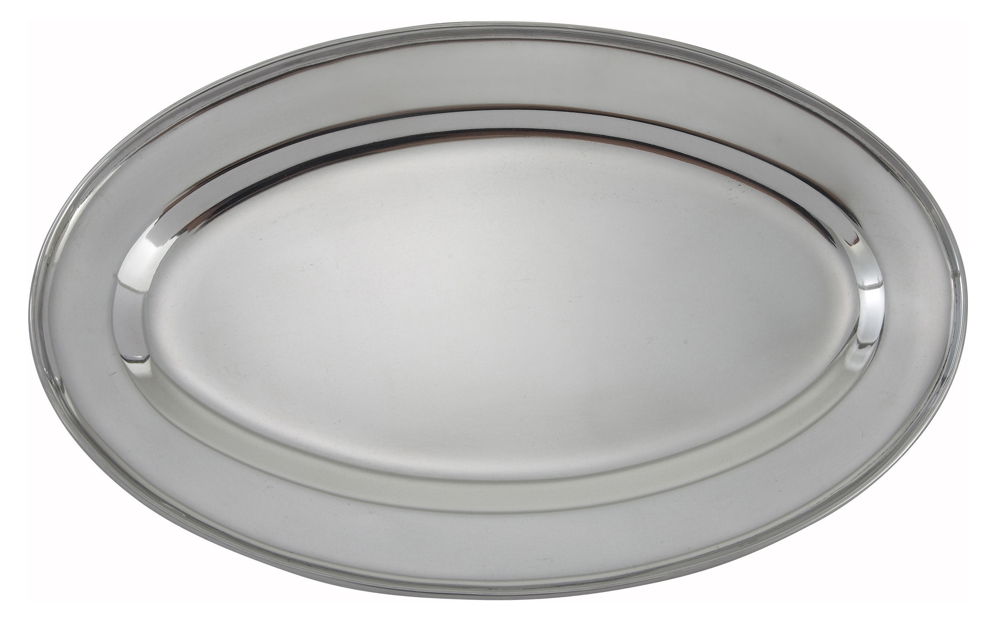 Stainless Steel Oval Serving Platter