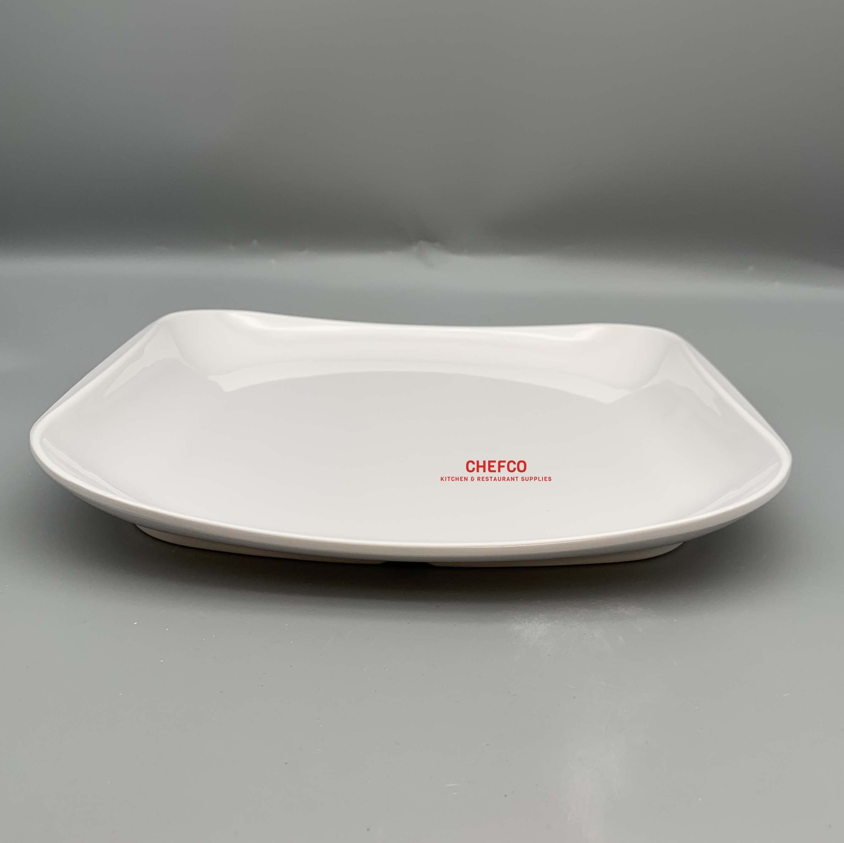 Square White Melamine Plate (P12812)