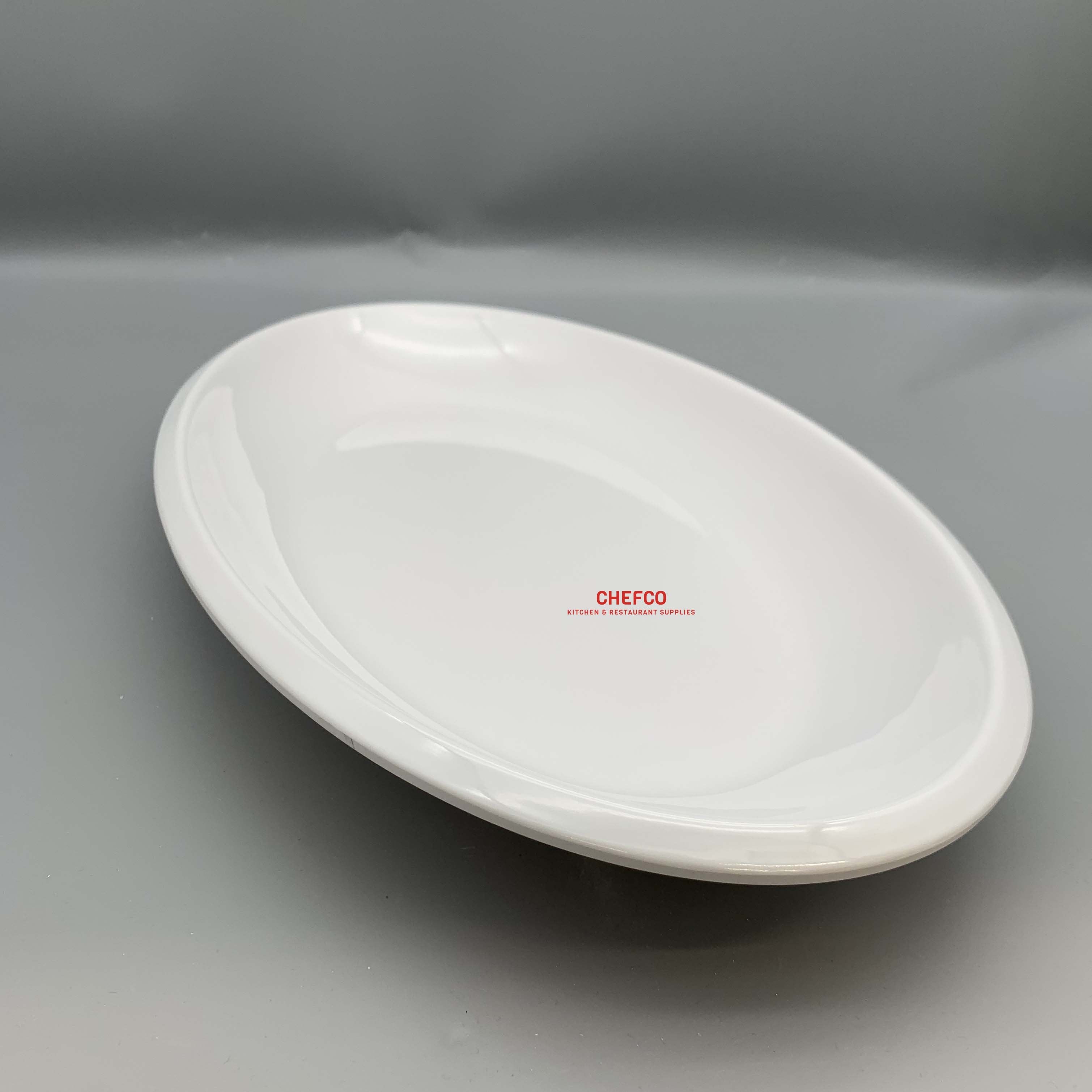 Deep Oval Melamine Plate (P1605)