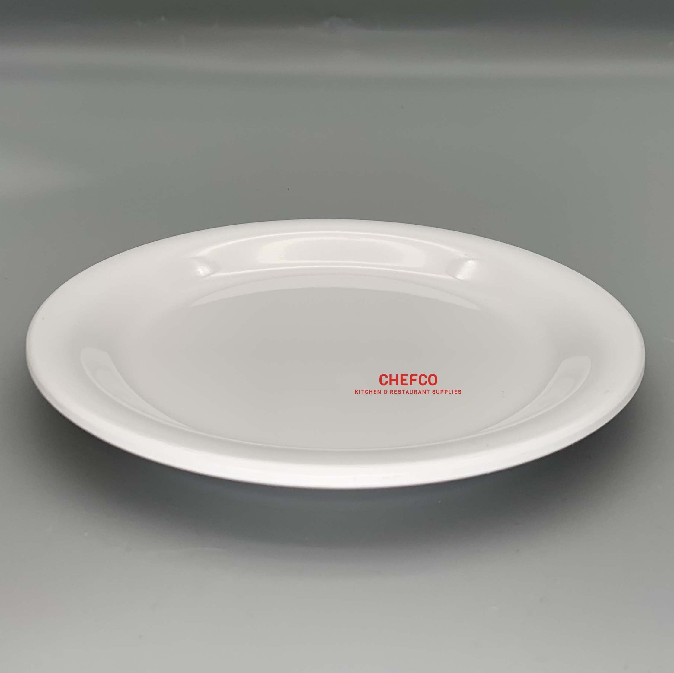 White Classic Round Melamine Plate (P873)