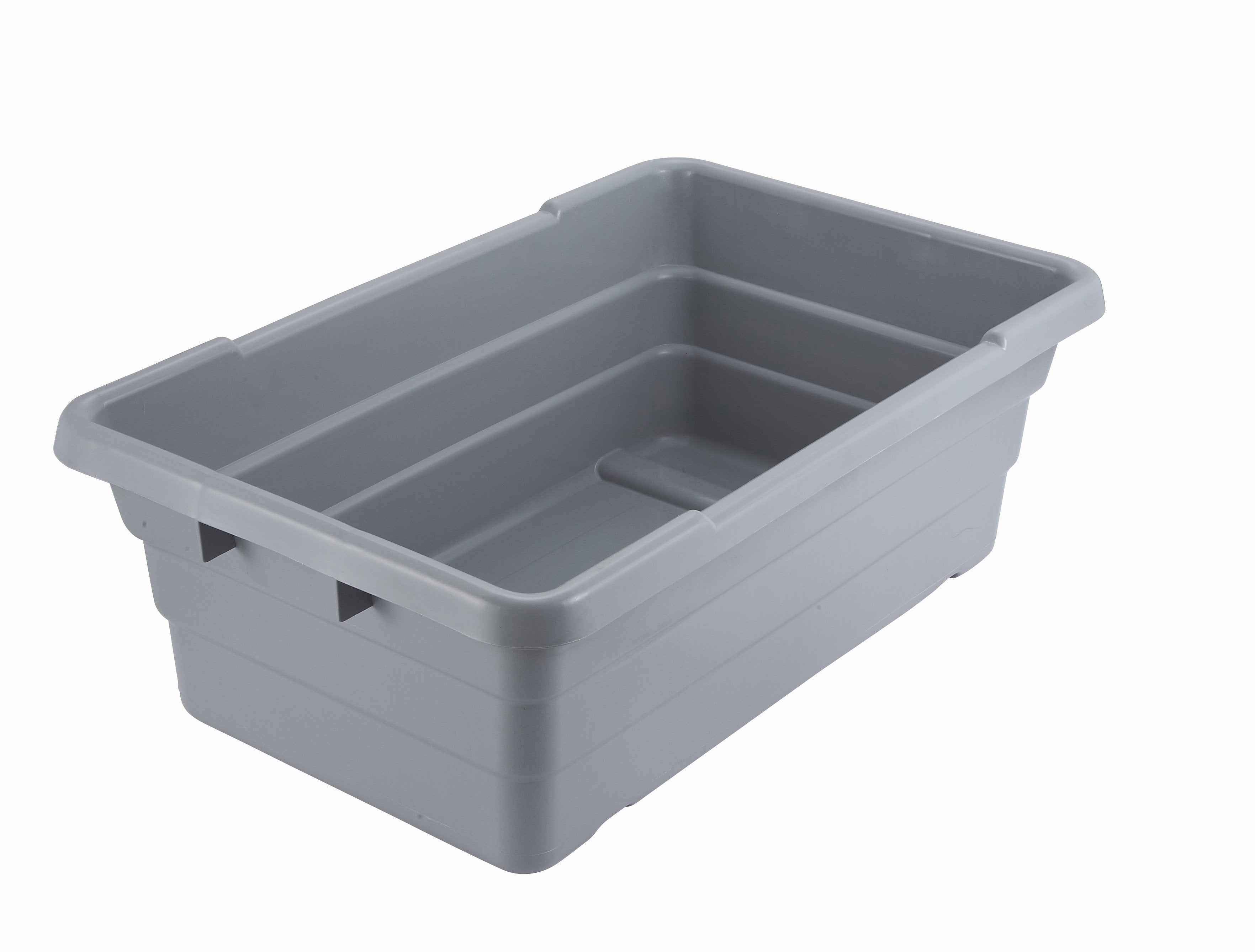 Grey Lug Box & Lid 24" x 15" x 8"