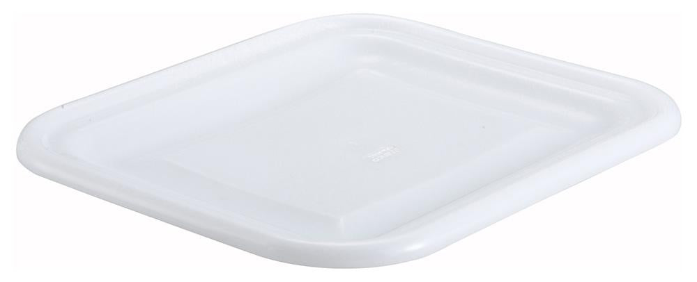 White Polypropylene Mini Bin & Lid - Chefcoca