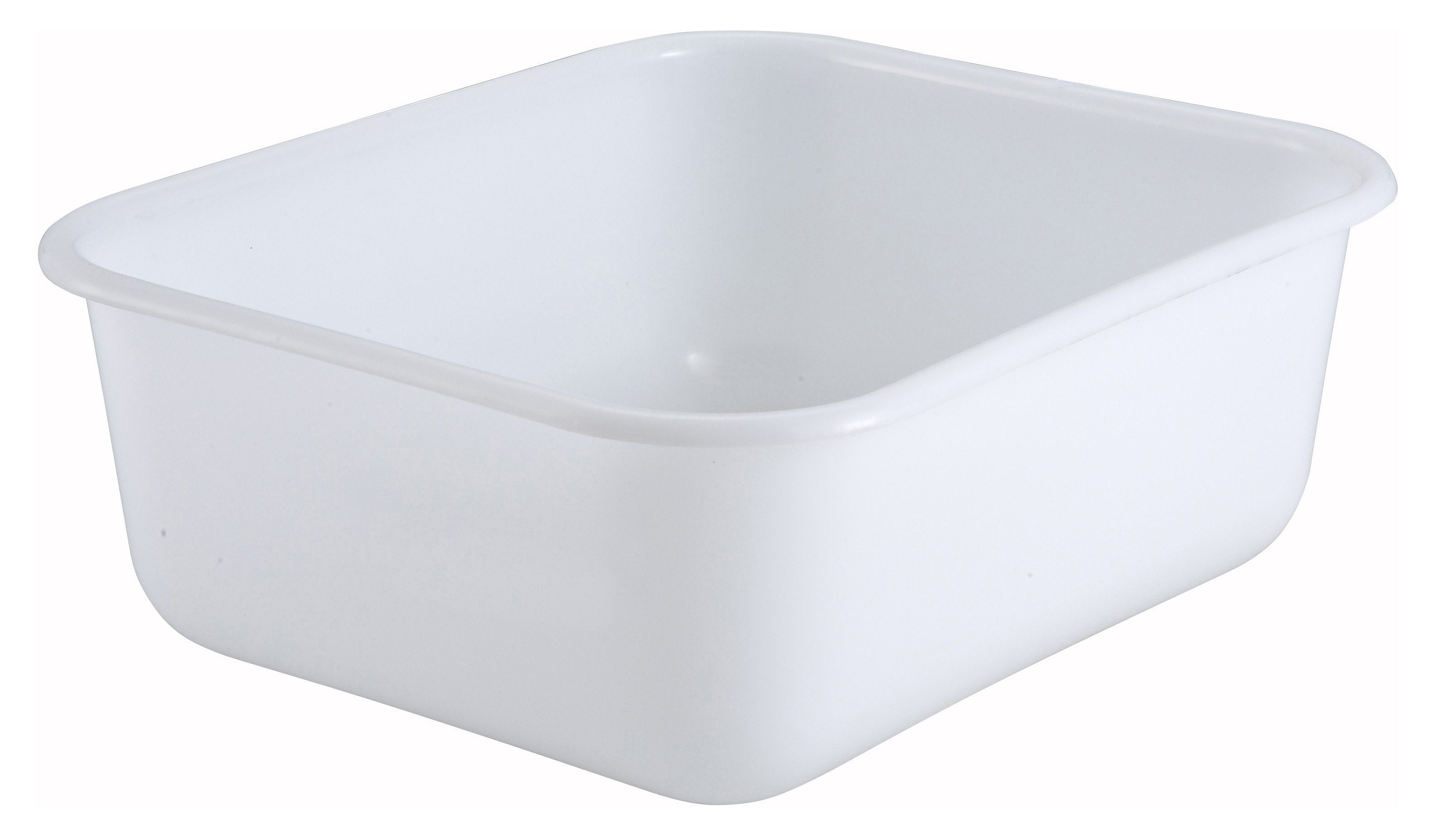 White Polypropylene Mini Bin & Lid - Chefcoca