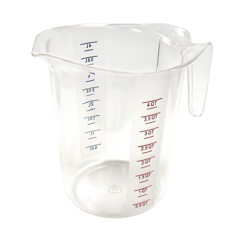 Polycarbonate Measuring Cup (1-4 Quarts) - Chefcoca