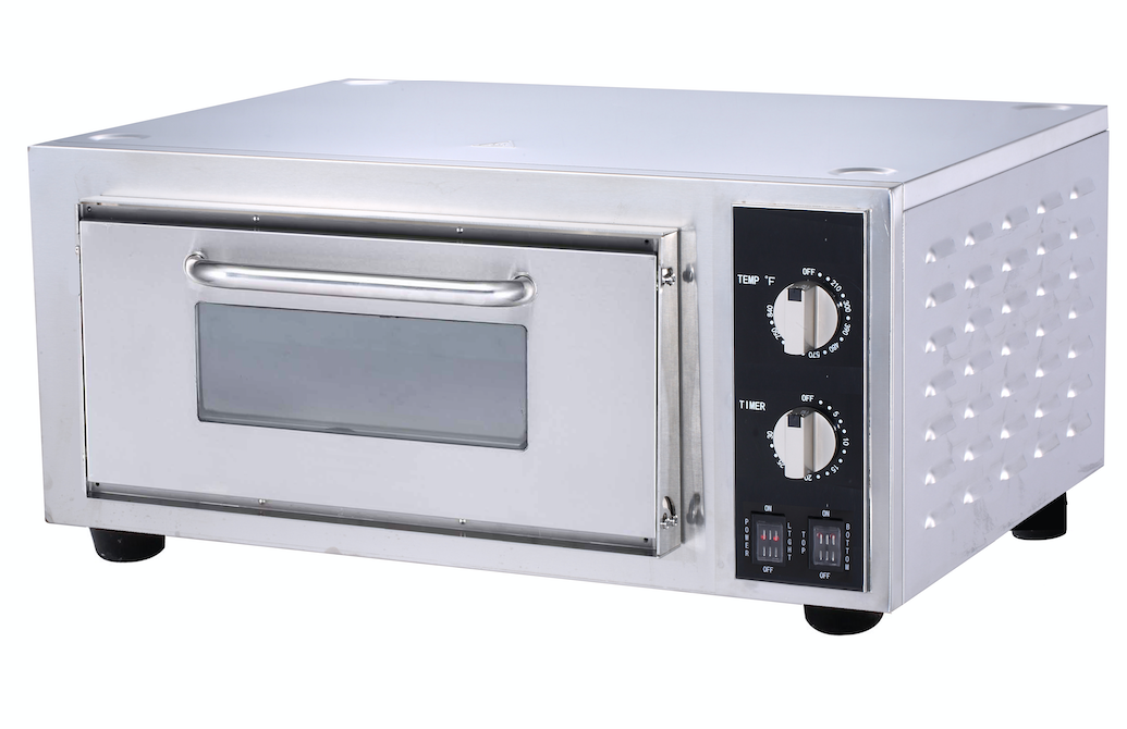 Electric Single Deck Countertop Pizza/Bakery Oven (22.83"W x 18"D x 12"H) - Chefcoca