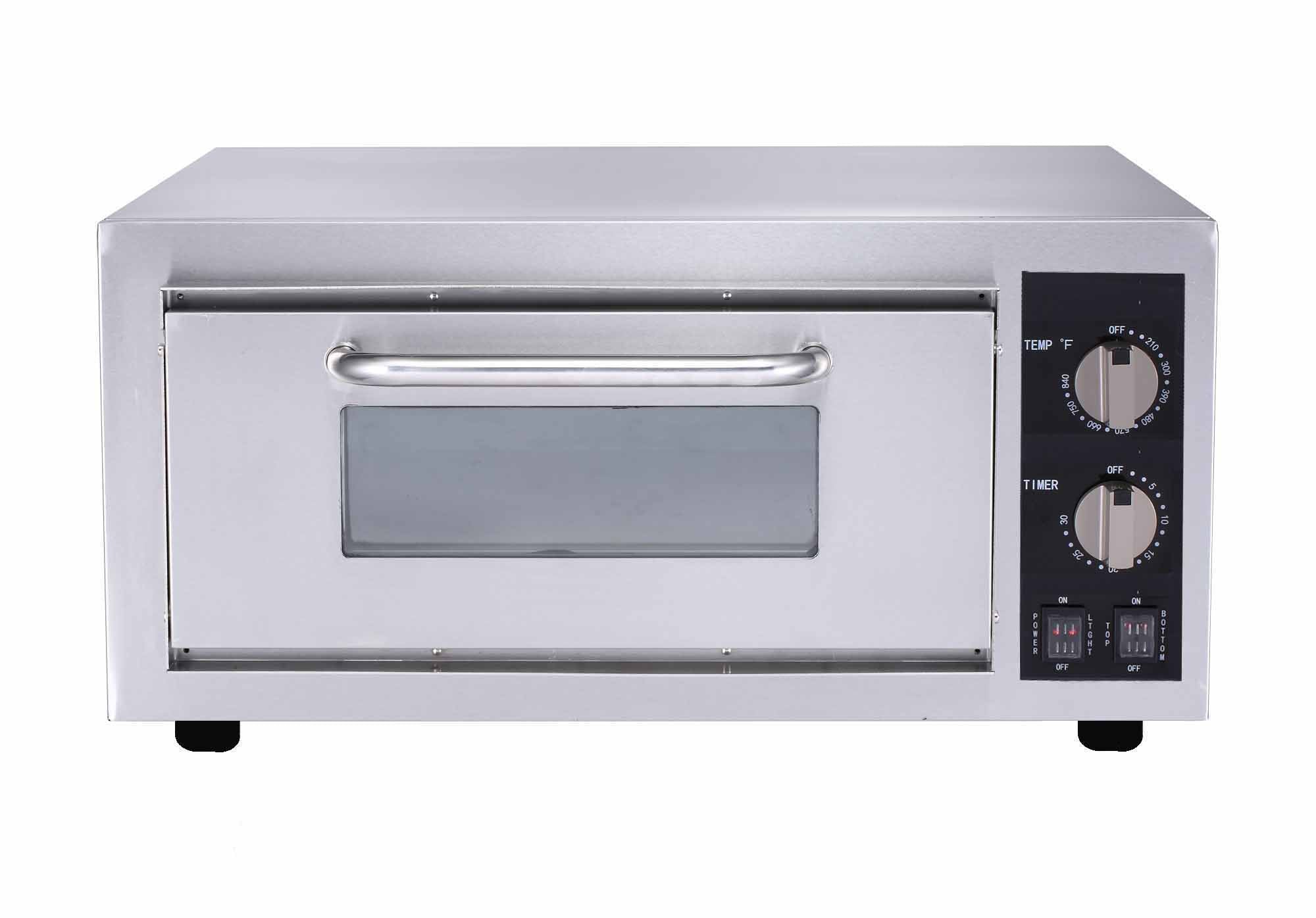 Electric Single Deck Countertop Pizza/Bakery Oven (22.83"W x 18"D x 12"H) - Chefcoca