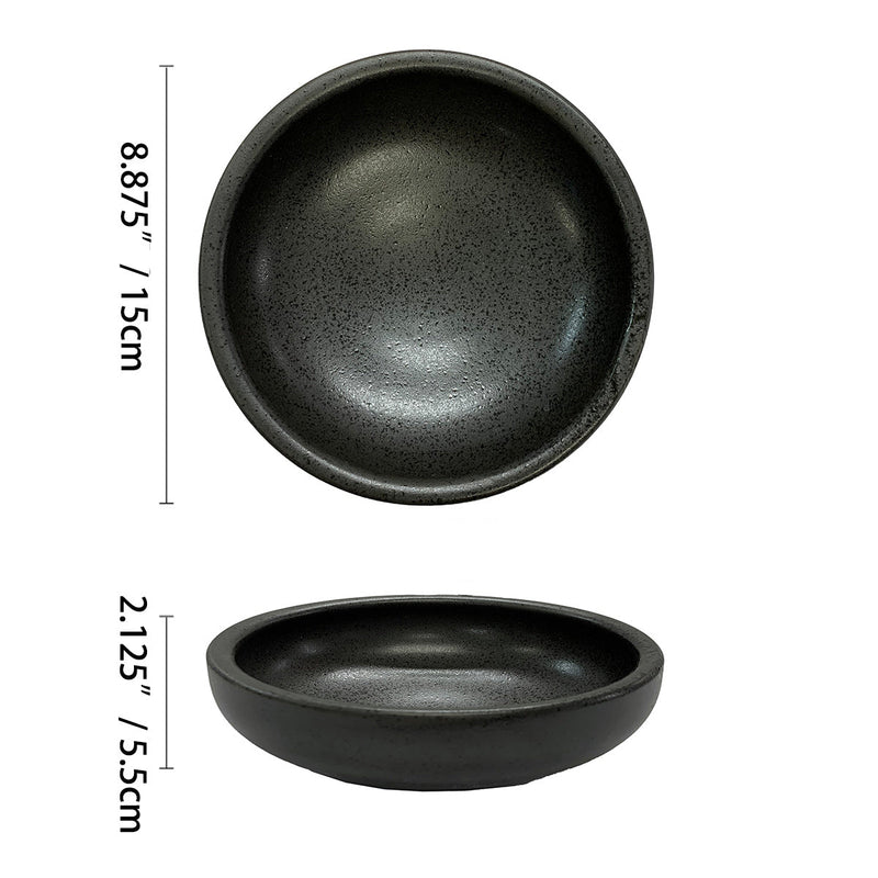 Matte Slate Speckled Serving Plate (PTC00001)