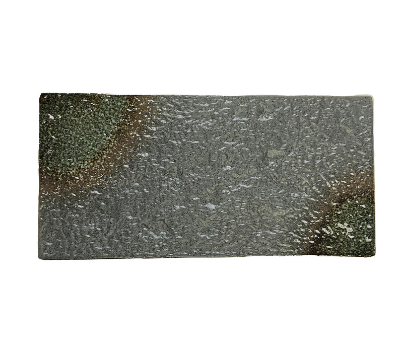 Slate and Sage Plate (12.5"L x 6"W)