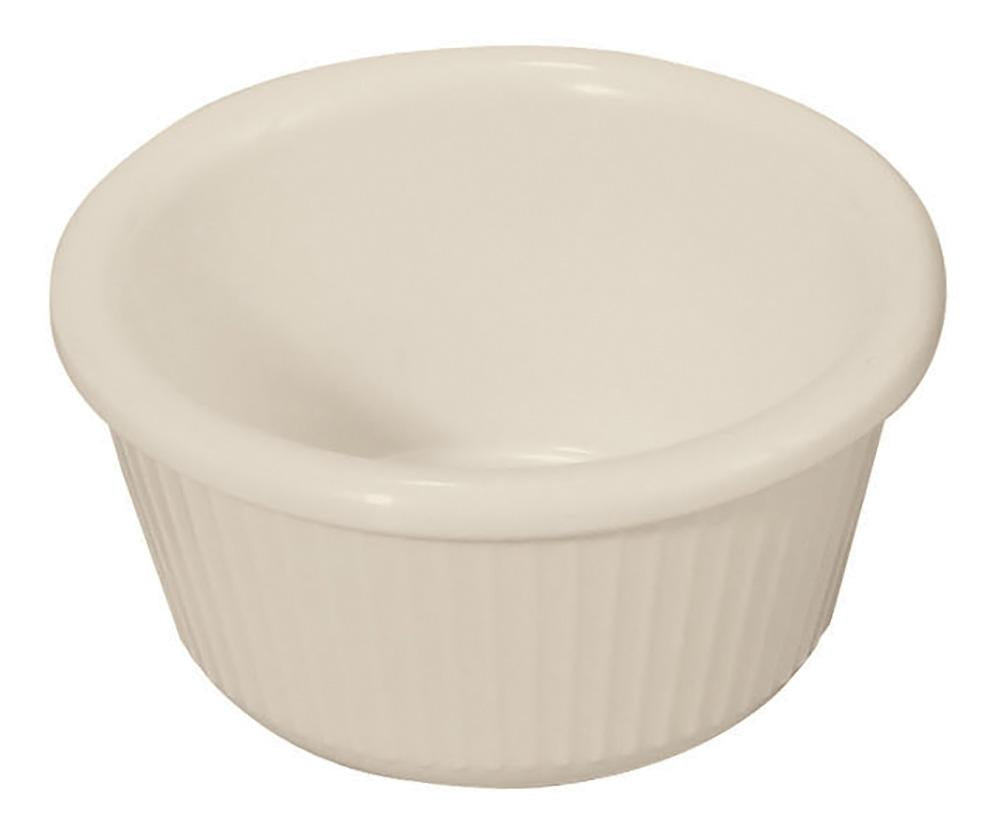 Melamine Fluted Ramekin,1 dozen (RFM-2B, RFM-4W)