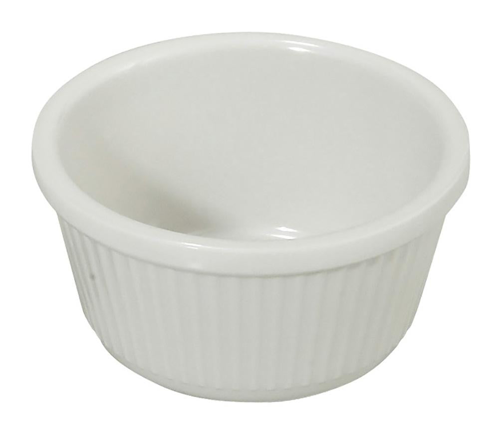 Melamine Fluted Ramekin,1 dozen (RFM-2B, RFM-4W)