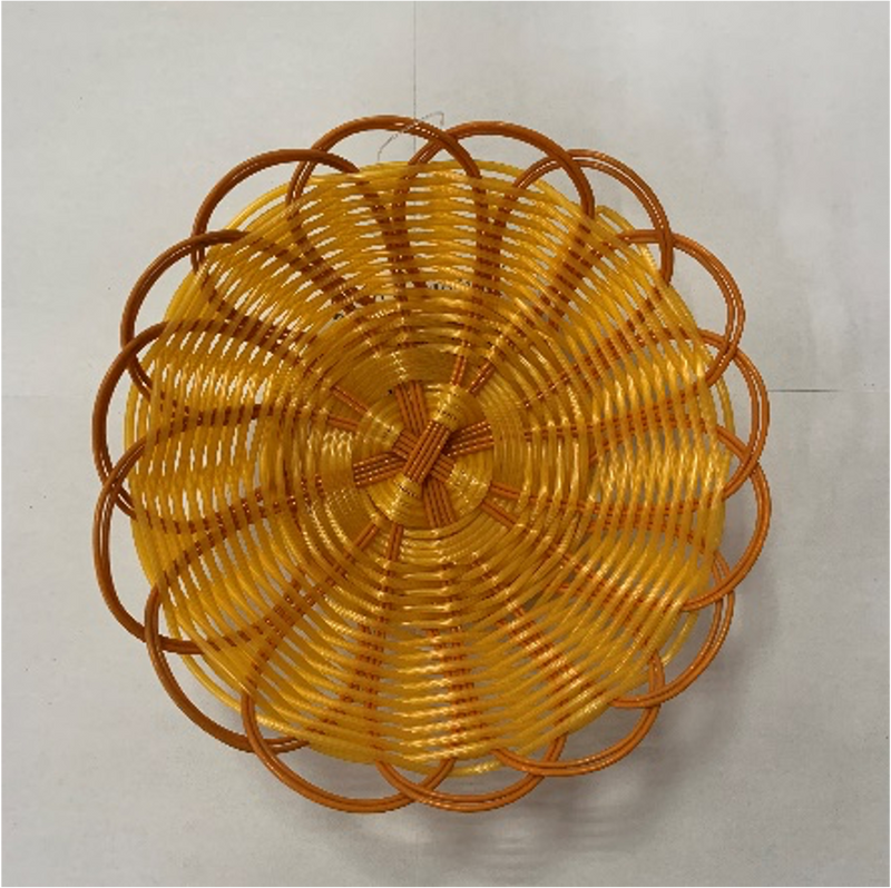 Round Woven Serving Basket (15cmDia x 7cmH)