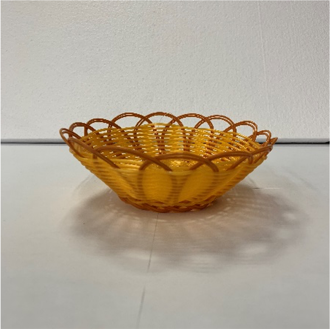 Round Woven Serving Basket (15cmDia x 7cmH)