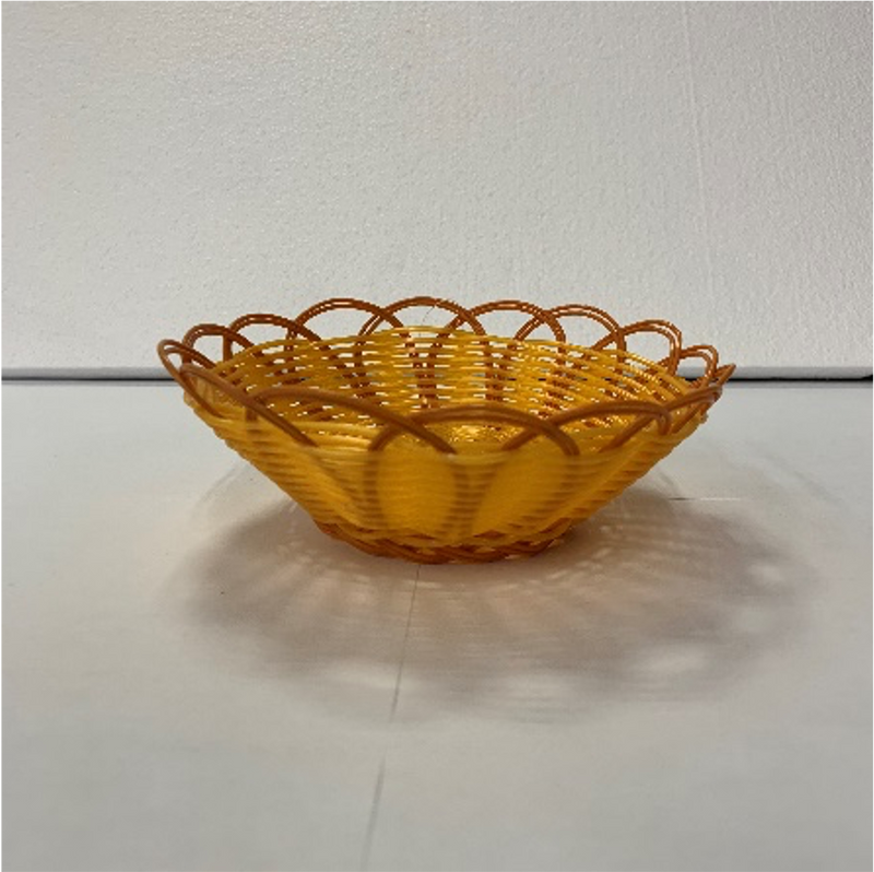 Round Woven Serving Basket (15cmDia x 7cmH)