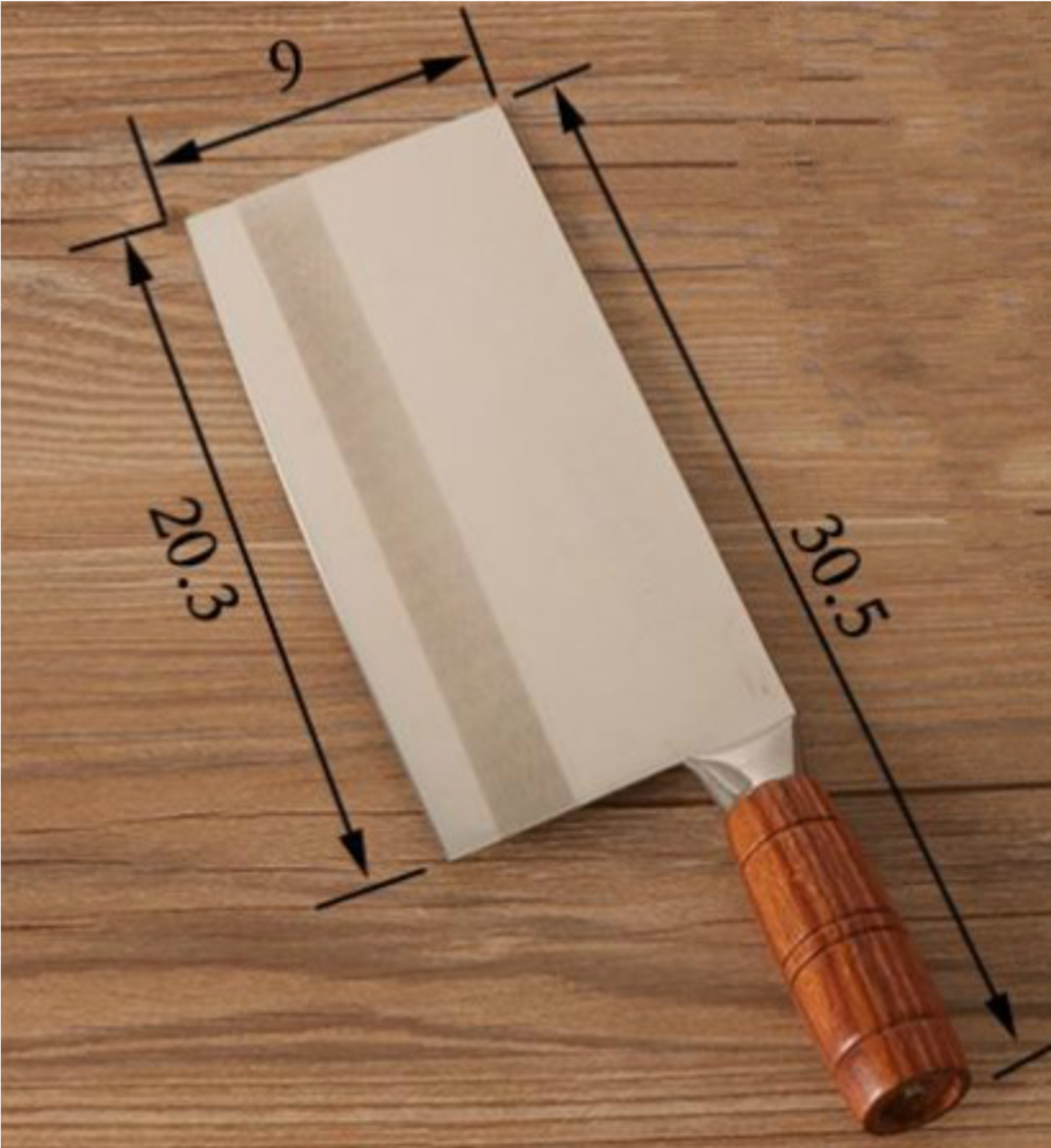 S-004 Sang Cleaver with Wood Handle