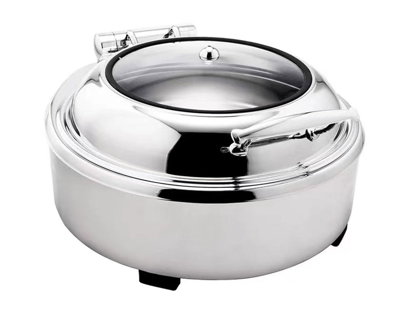 High Quality Stainless Steel Chafing Dish- Round (Heating plate sold separately)