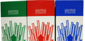 8" Unwrapped Plastic Jumbo Straws - Chefcoca