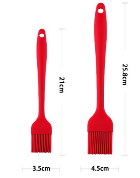 Silicone Pastry Brush, 3.5cm Wide - Chefcoca