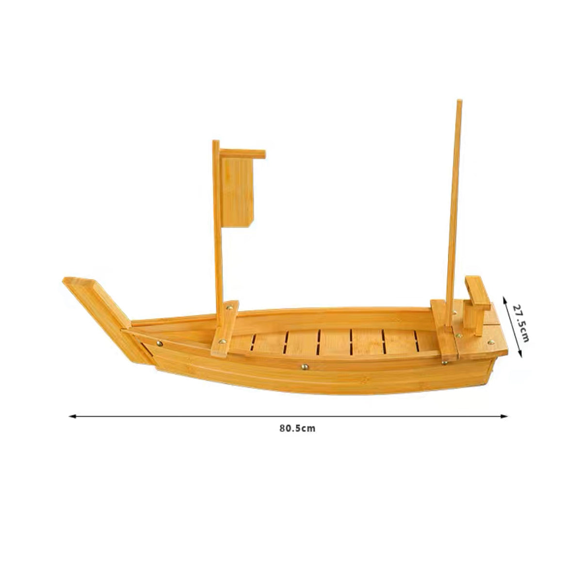 Bamboo Sushi Serving Boat (50cm-120cm) - Chefcoca