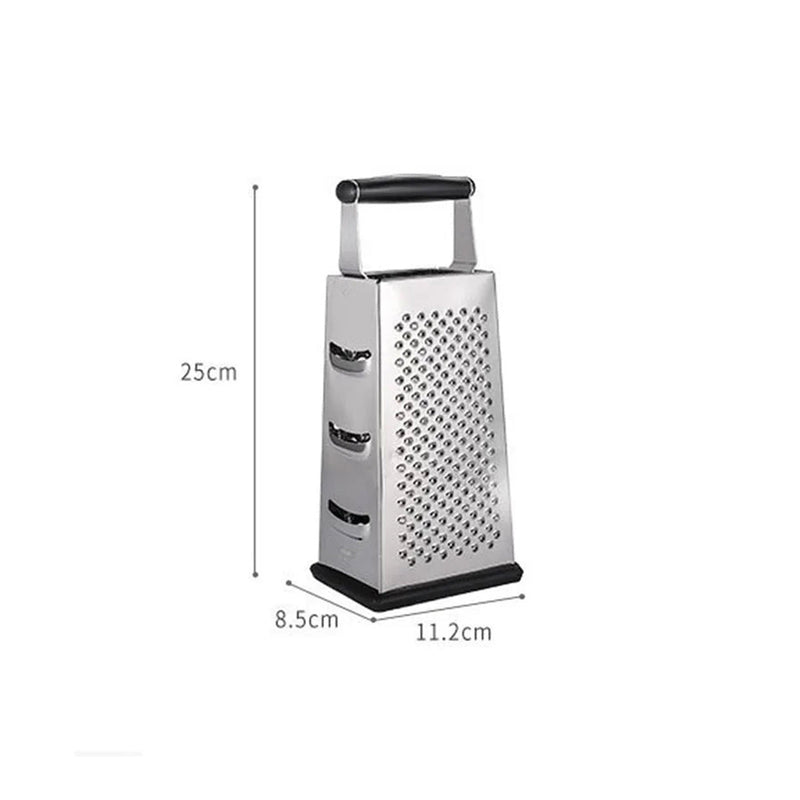 Multi functional 4 sides kitchen stainless steel vegetable grater