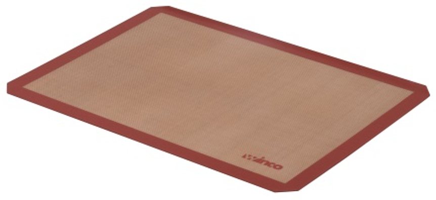 SBS-24 - Red Silicone Non-Stick Baking Mat, Full Size (16-3/8" x 24-1/2")