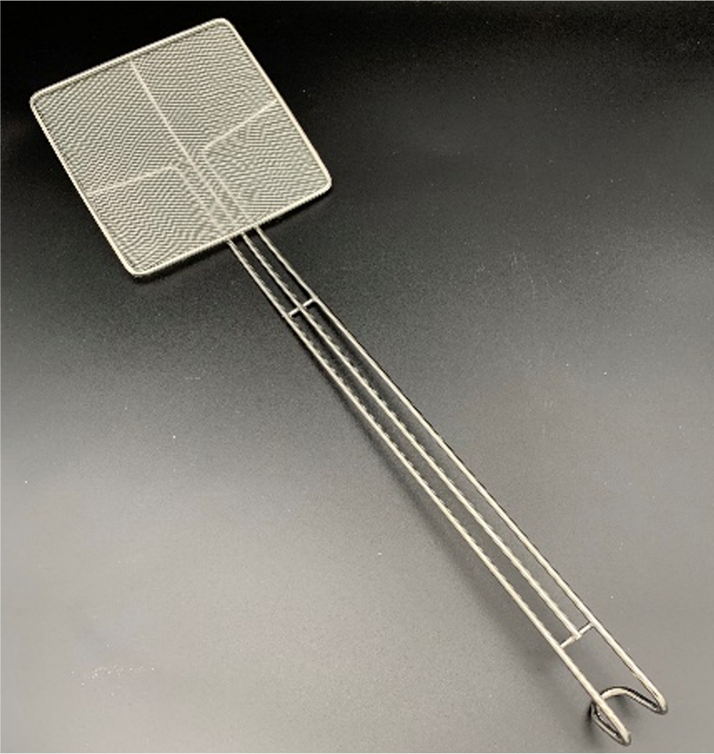 Stainless Steel Reinforced Fine Mesh Square Skimmer (15cmW x 15cmL)