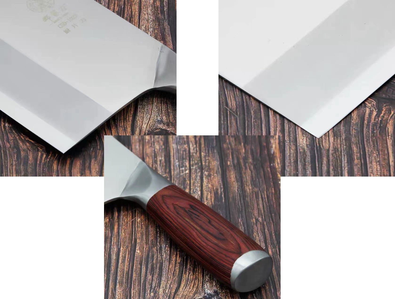 Dengjia Cleaver with Wood Handle