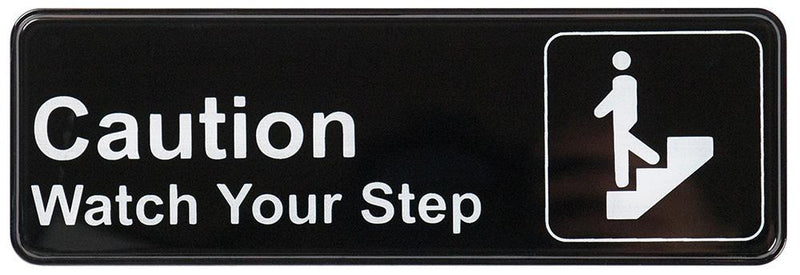 "Caution Watch Your Step" Sign