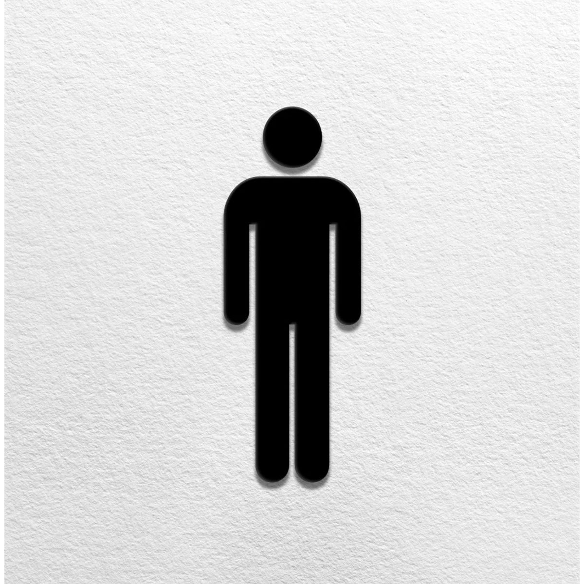 Adhesive Men's and Women's Sign, Bathroom Toilet Gender Sign Decoration(Black) - Chefcoca