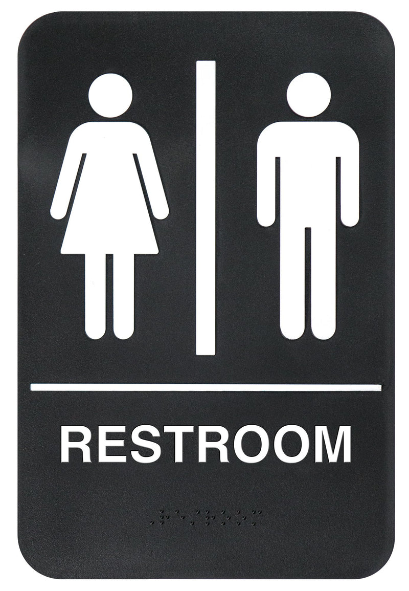 "Restroom" Sign