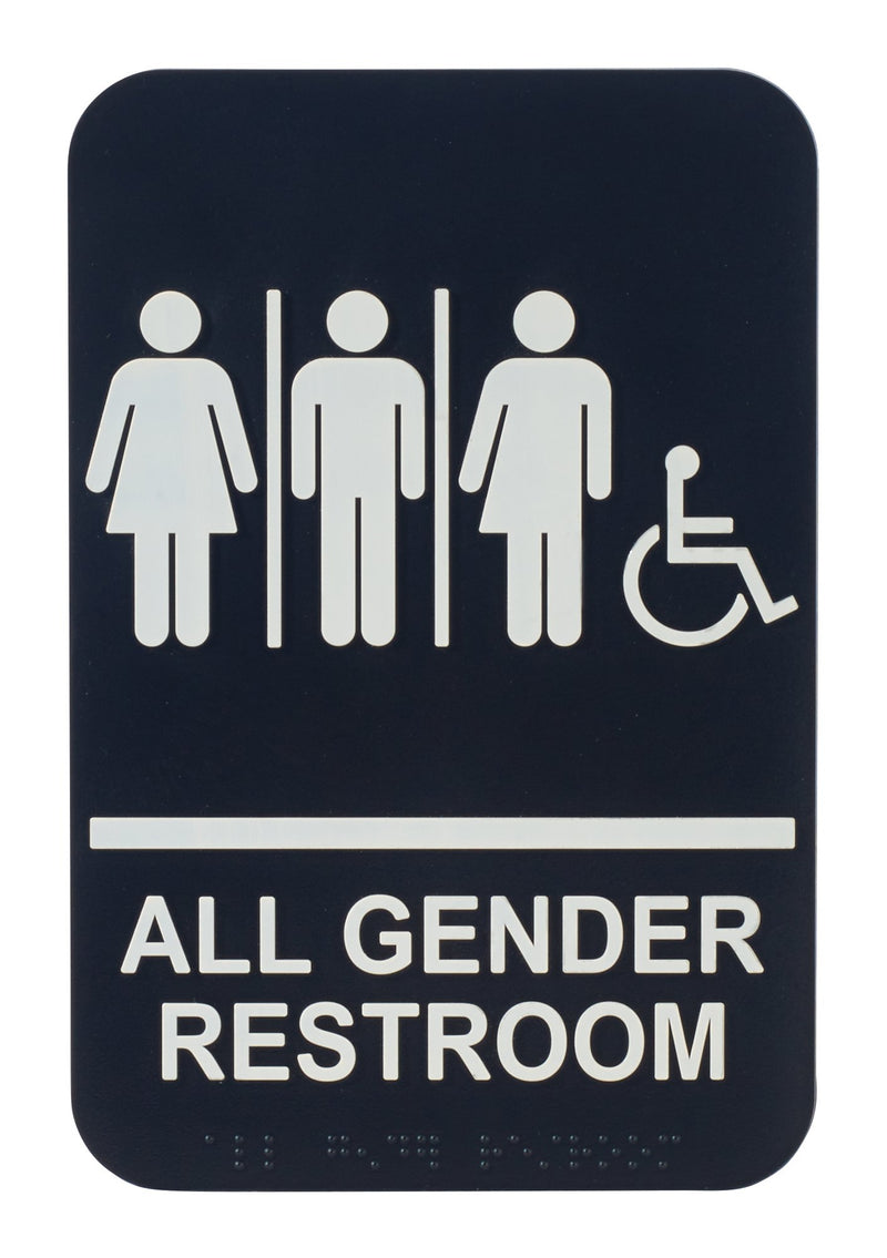 Poor Inclusive Signage Inclusive Restroom Sign