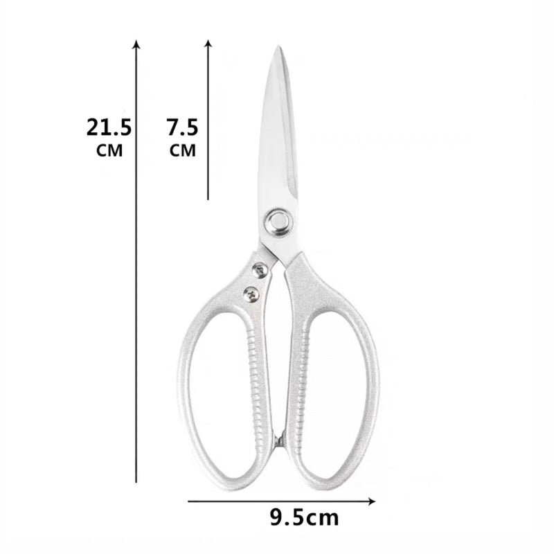 Professional Stainless steel Kitchen Scissors with aluminum alloy handle