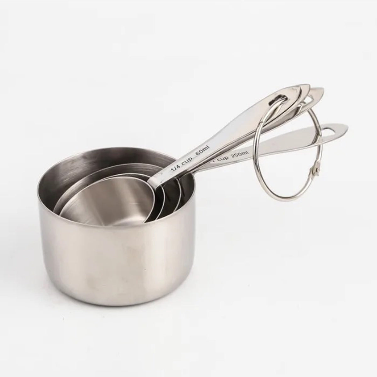 Stainless Steel Measuring  Cup Set, 4pcs set