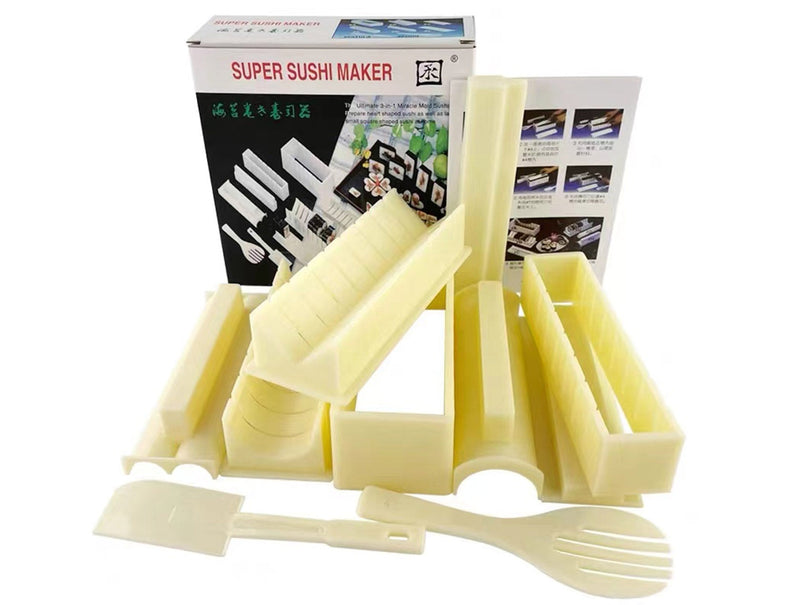 Plastic Sushi Box Mold Kit, 10 Piece set