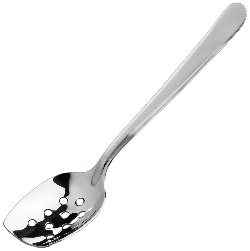 Slanted Perforated 8" Plating Spoon