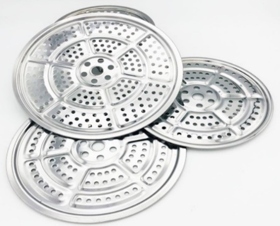 Stainless Steel Perforated Steamer Rack (30cm-54cm Diameter)