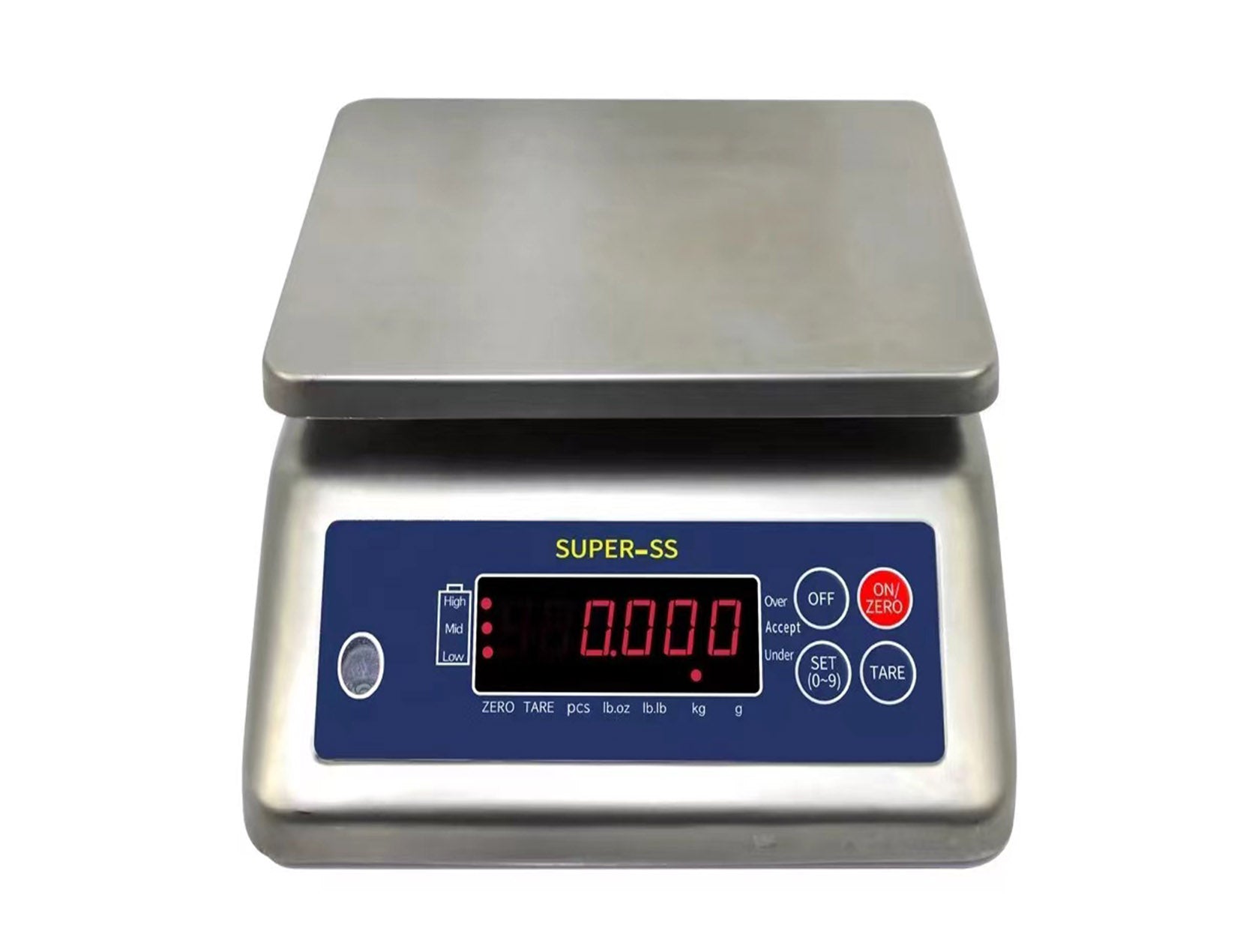 Stainless Steel Waterproof Weighing Scale,30kg - Chefcoca