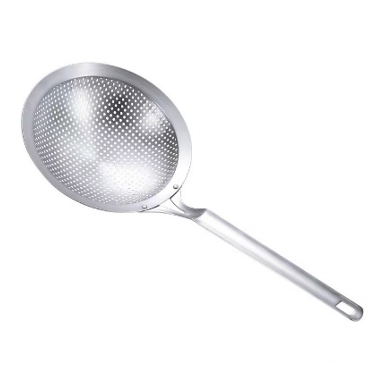 Stainless Steel Handheld Perforated Spoon Style Skimmer (5.5-7" Diameter)