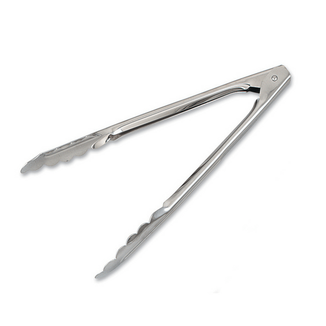 Sub-Equip,UT-9, 9"Stainless Steel Utility Tongs-Heavyweight - Chefcoca